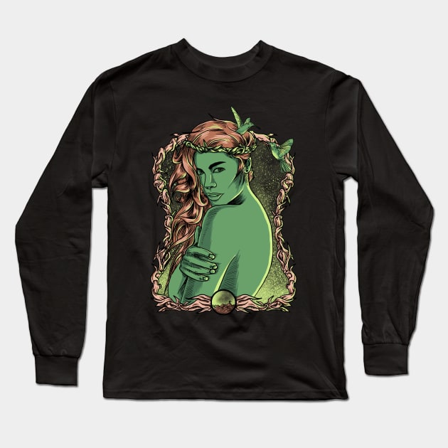 Elena Long Sleeve T-Shirt by Riandrong's Printed Supply 